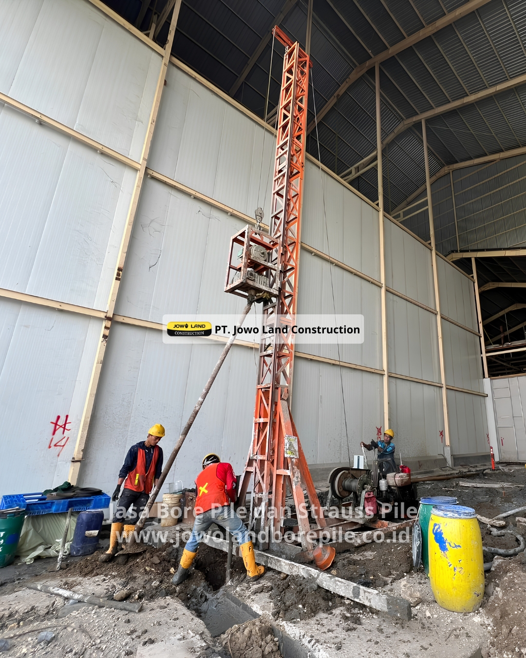 Jasa Pondasi Bore Pile oleh PT. Jowo Land Construction